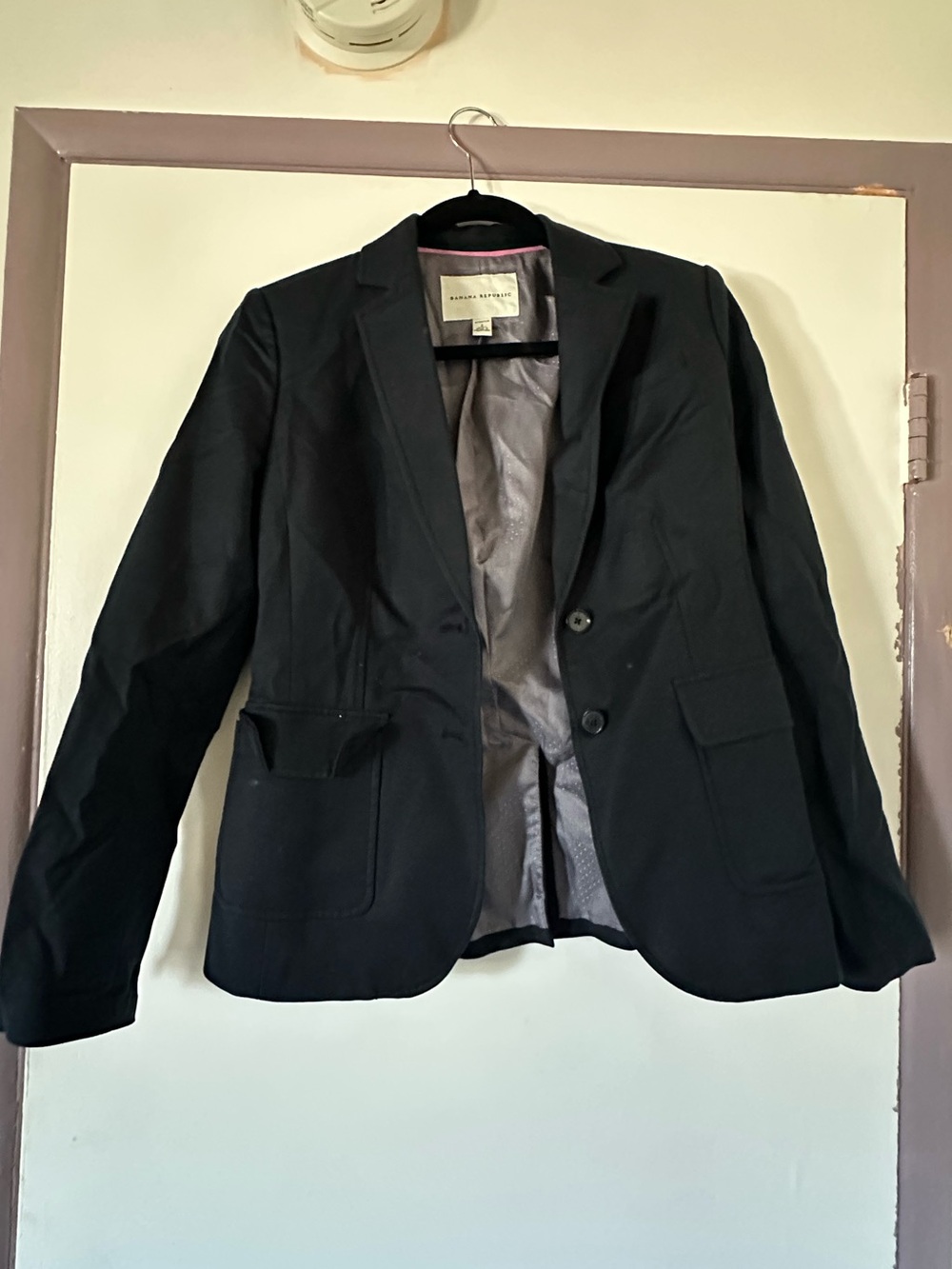 Banana Republic Black Women's Two-Button Blazer